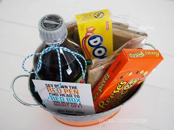 RedBox Teacher Appreciation Printable - The Crafting Chicks