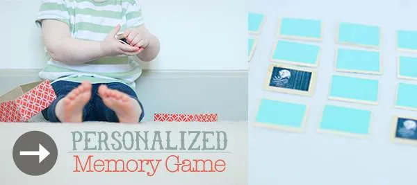 DIY Personalized Memory Game